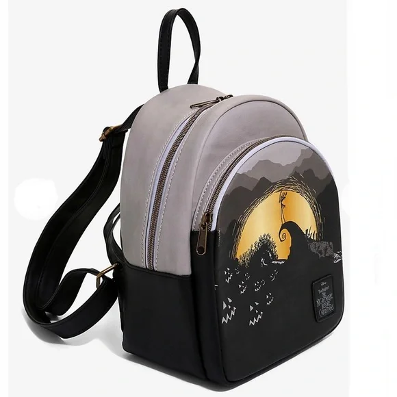 LOUNGEFLY DISNEY NIGHTMARE BEFORE CHRISTMAS Golden Moon  display picture 2